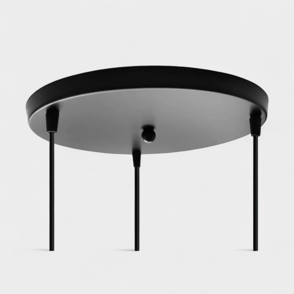 Plafonnier rond 3 trous pour suspension