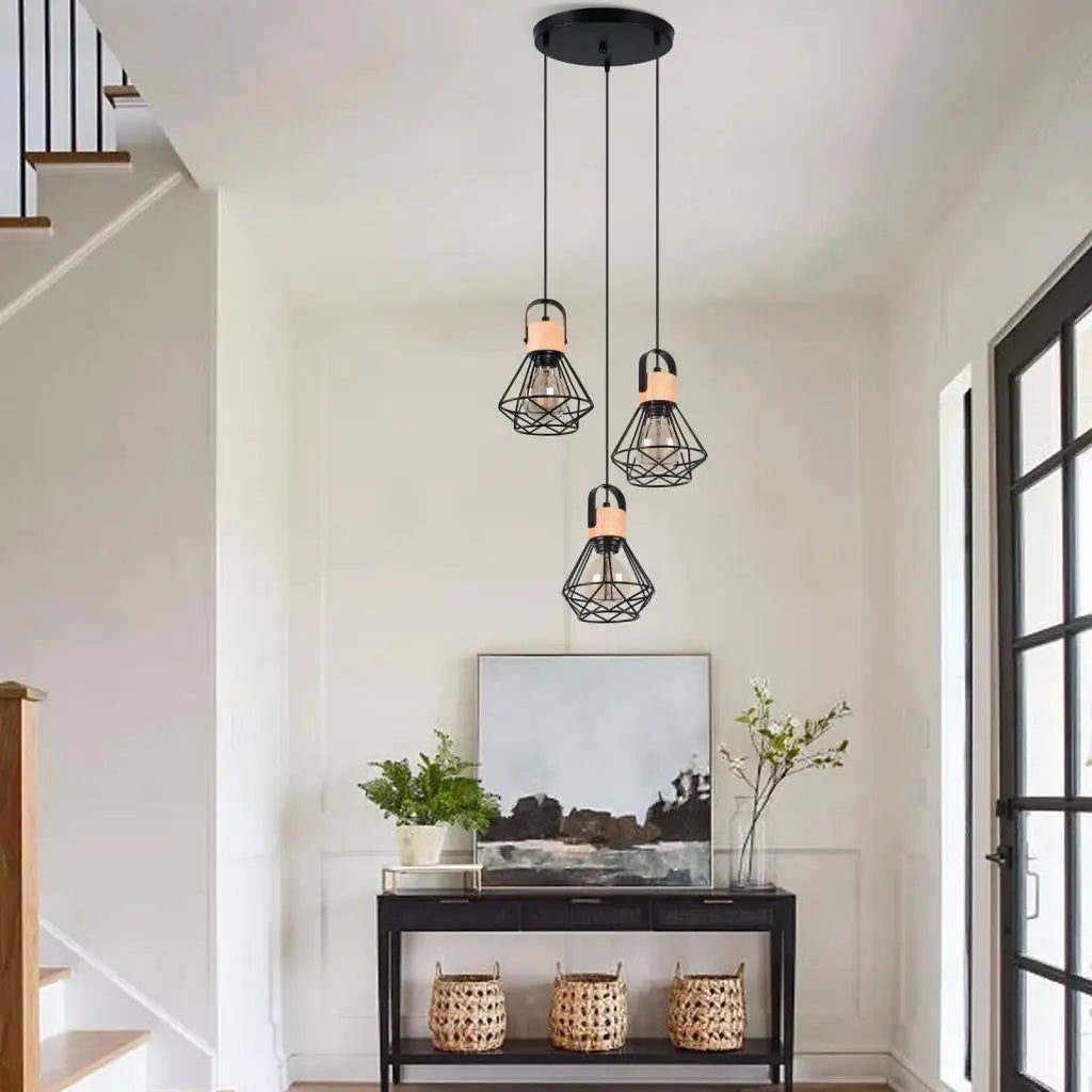 Plafonnier rond 3 trous pour suspension
