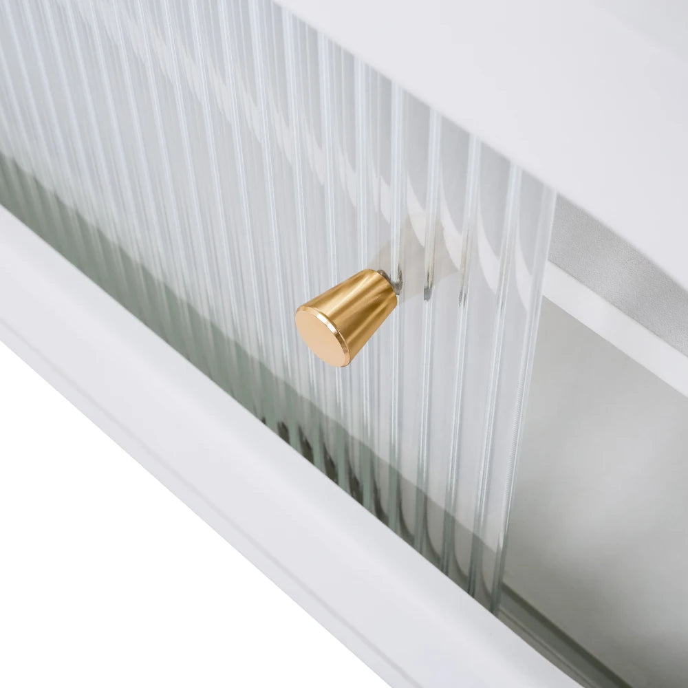 Meuble TV Arches et Cannage