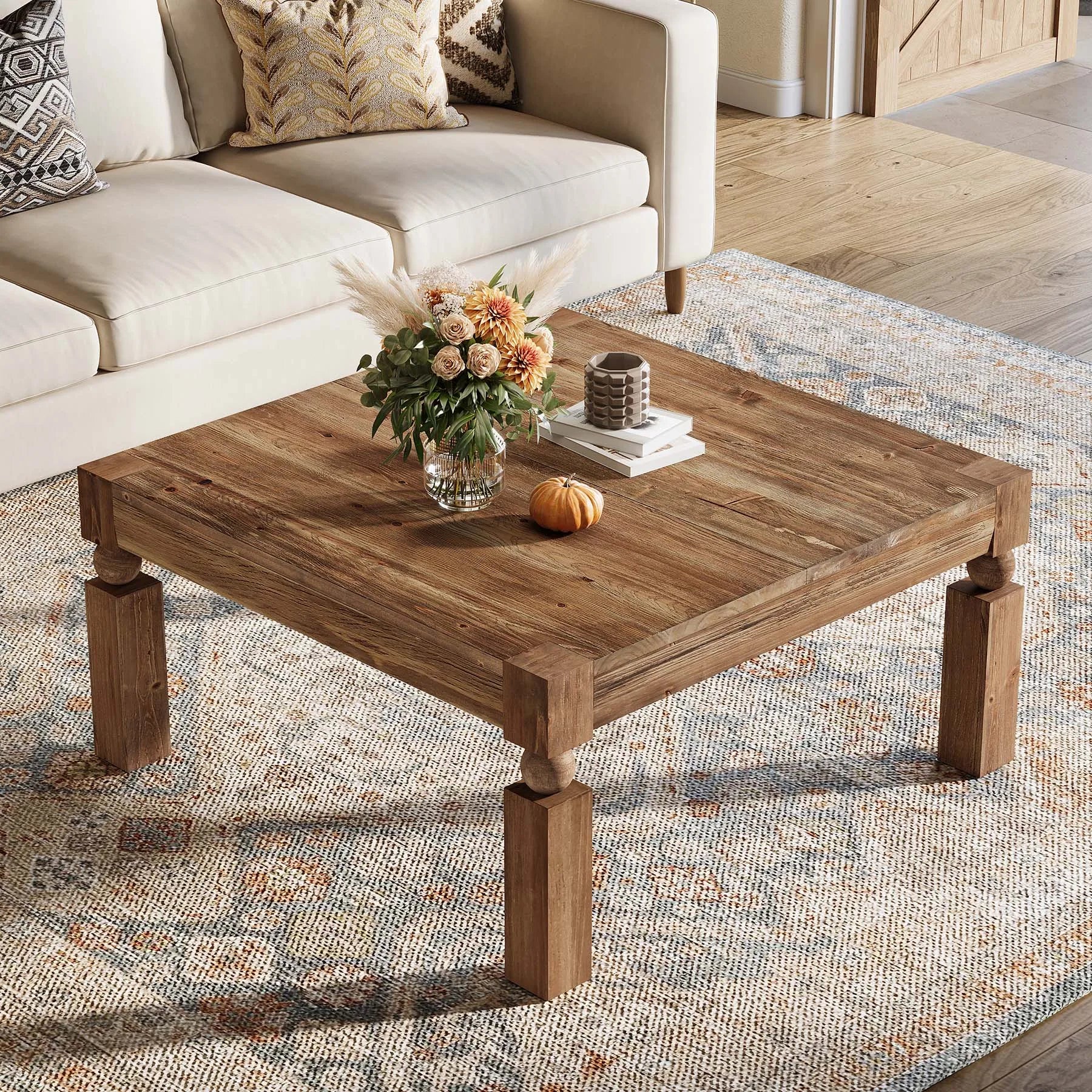 Table Basse Bois Brut