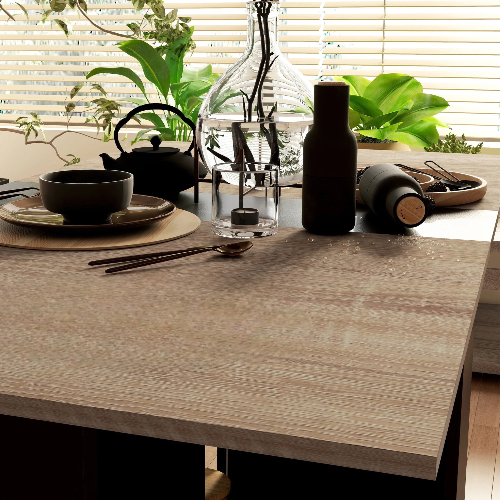Table extensible avec rangement