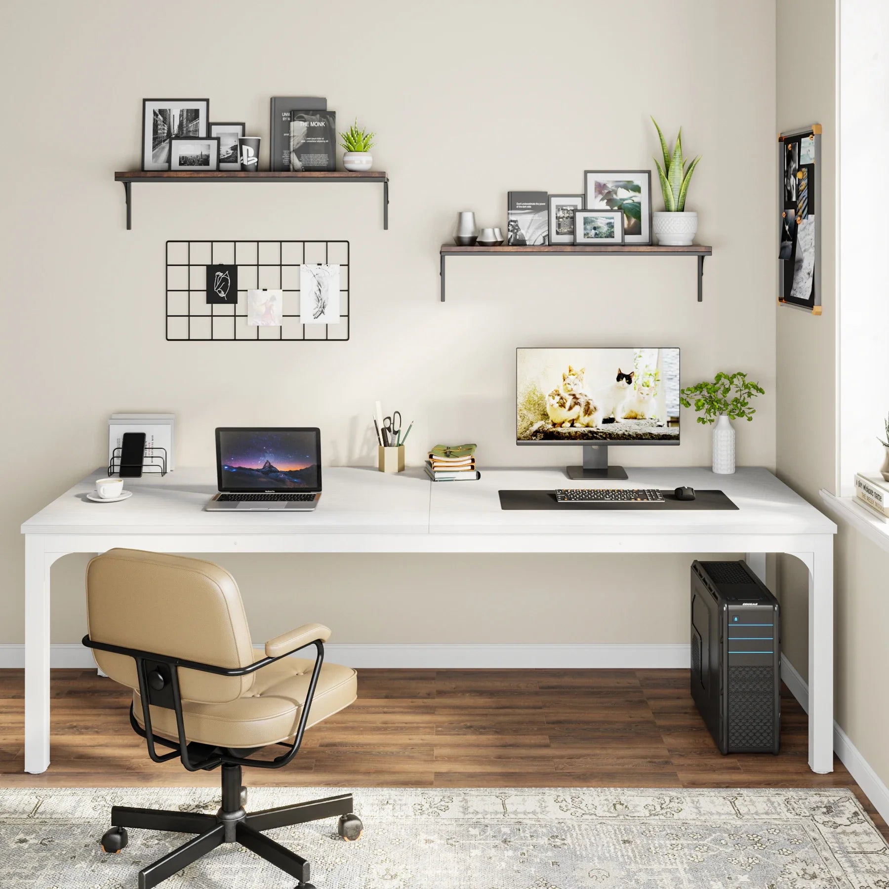 Table Basse Industrielle Rectangulaire