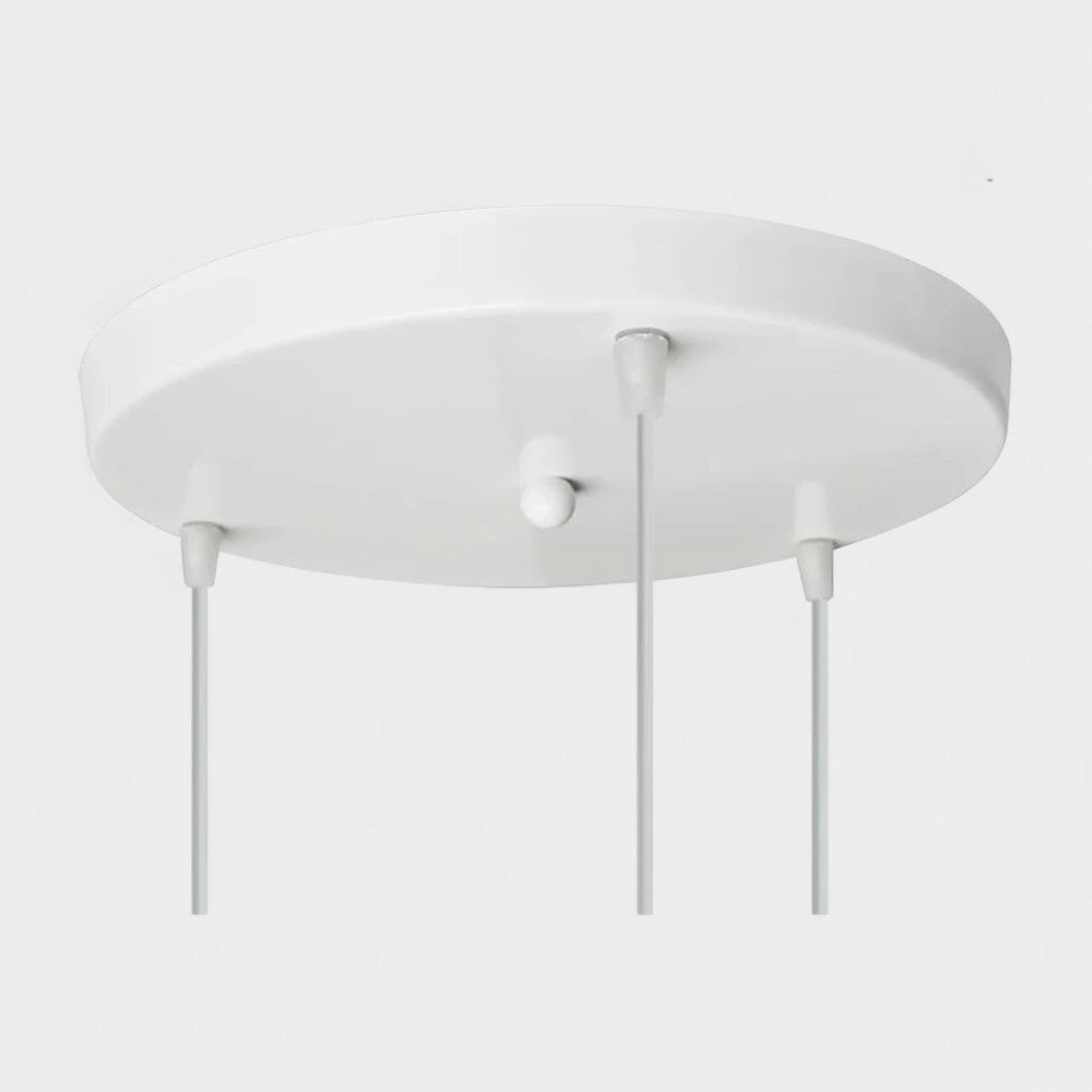 Plafonnier rond 3 trous pour suspension