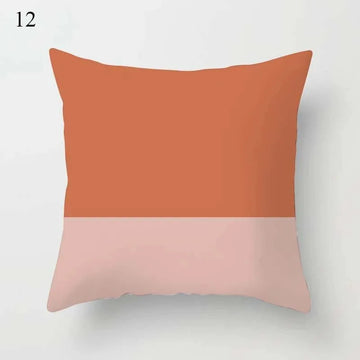 Housse de Coussin Déco Motif Géométrique