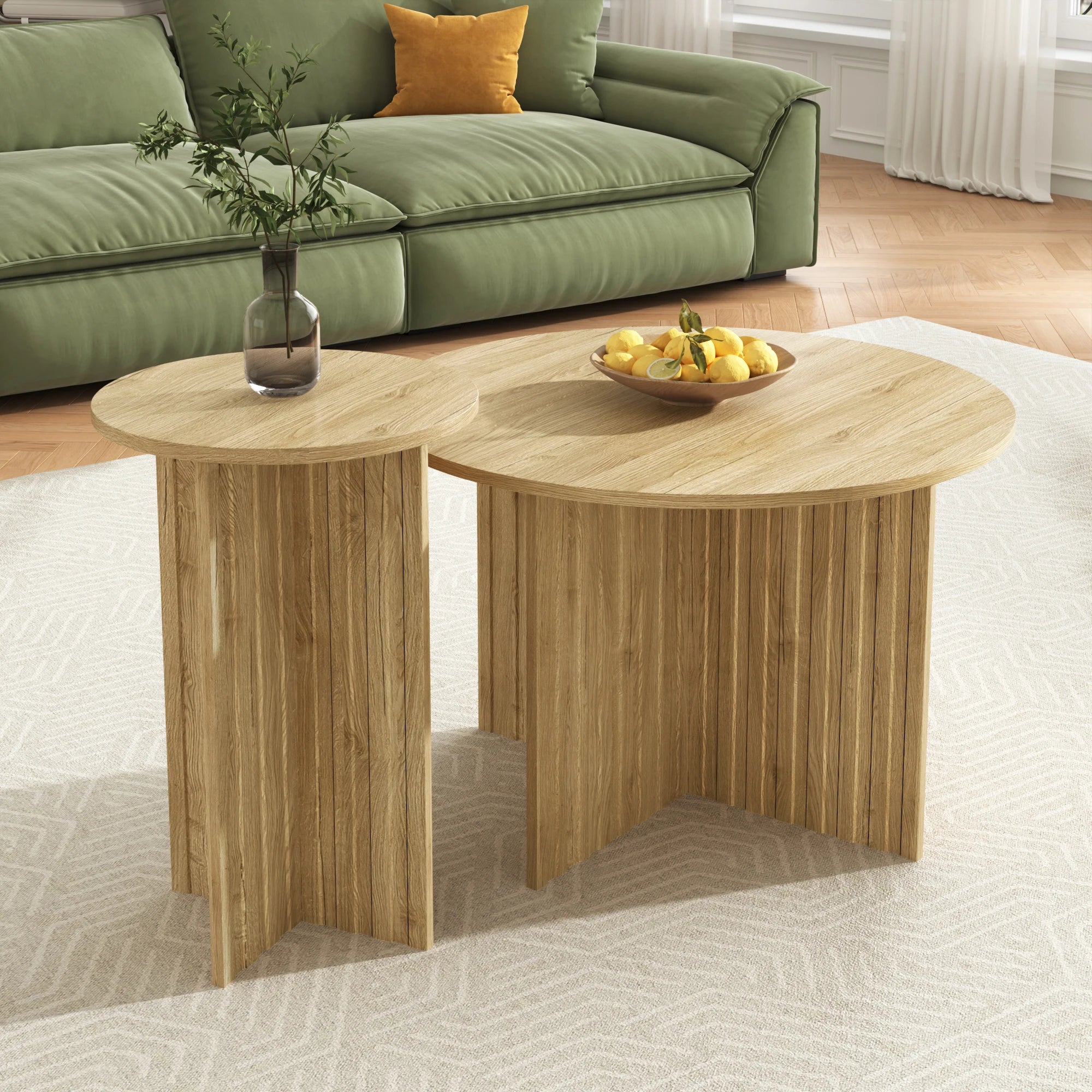 Table Basse Design Bois Naturel