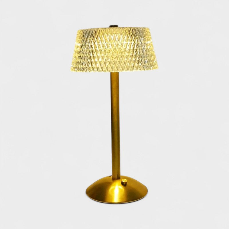 Lampe de chevet LED tricolore crystal rétro