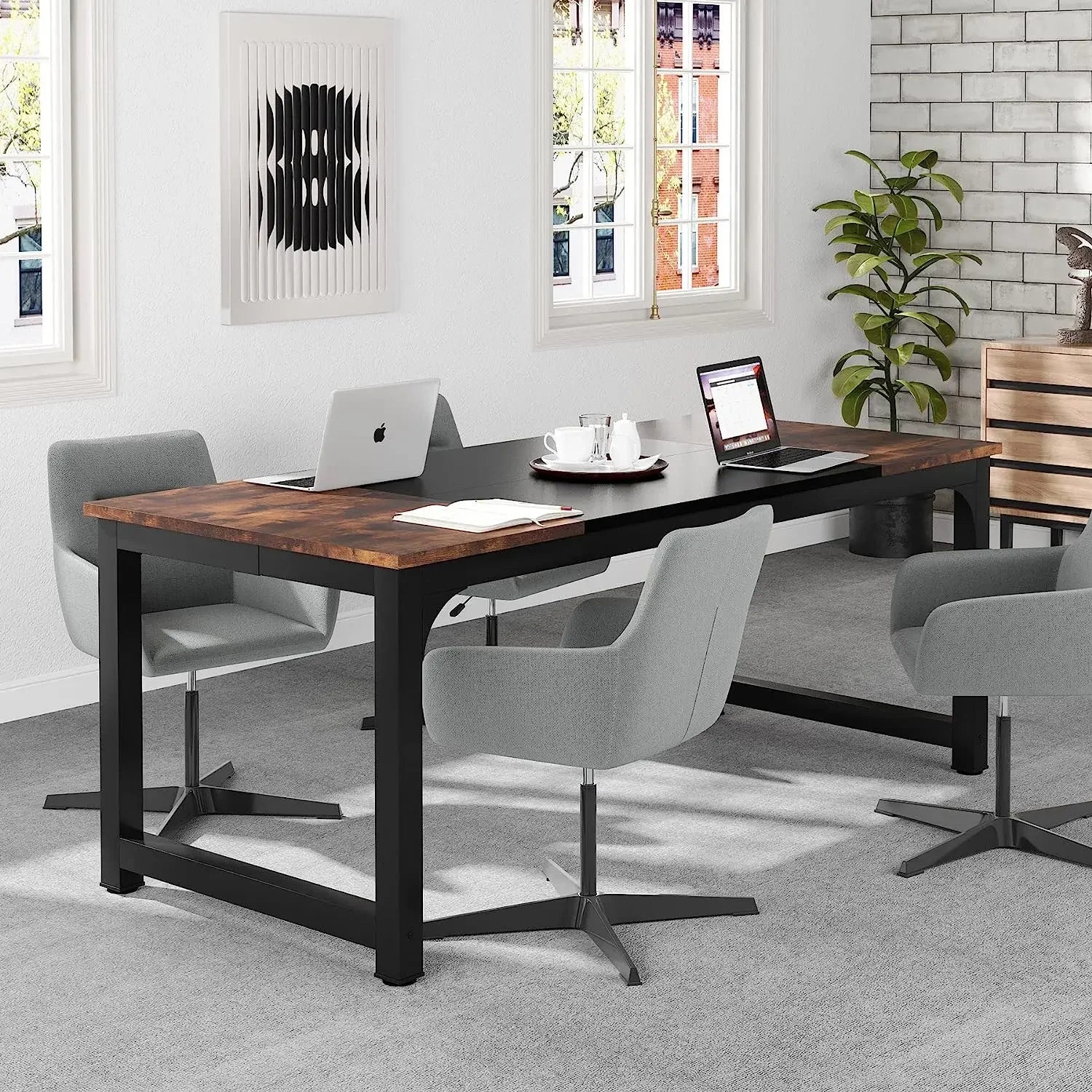 Bureau Industriel Bois et structure en Métal