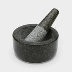 Mortier et pilon en granit poli