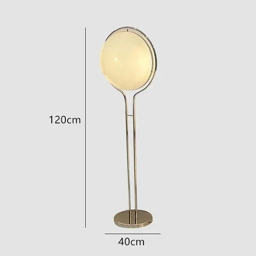 Lampadaire déco avec boule lumineuse