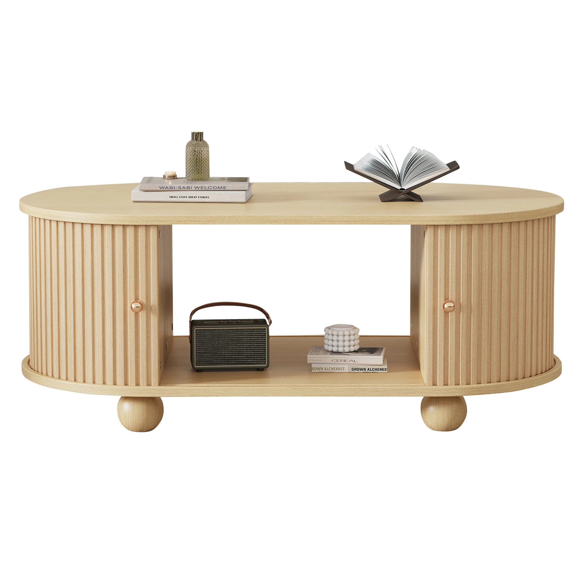 Table Basse Design Bois Naturel
