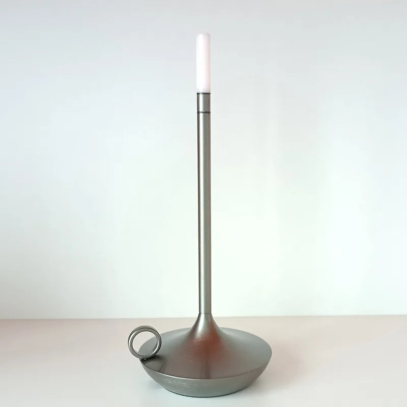 Lampe de table LED candle design dorée