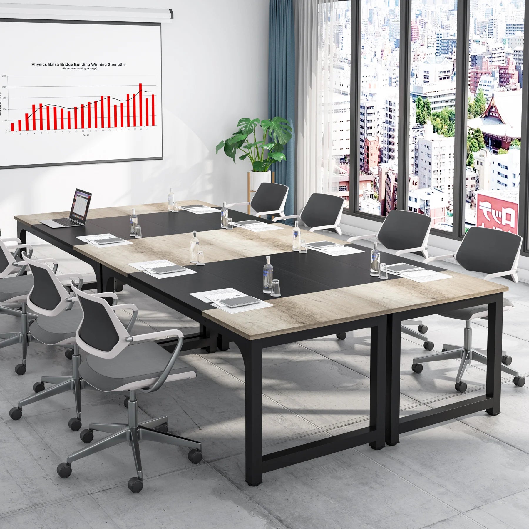 Bureau Industriel Bois et structure en Métal