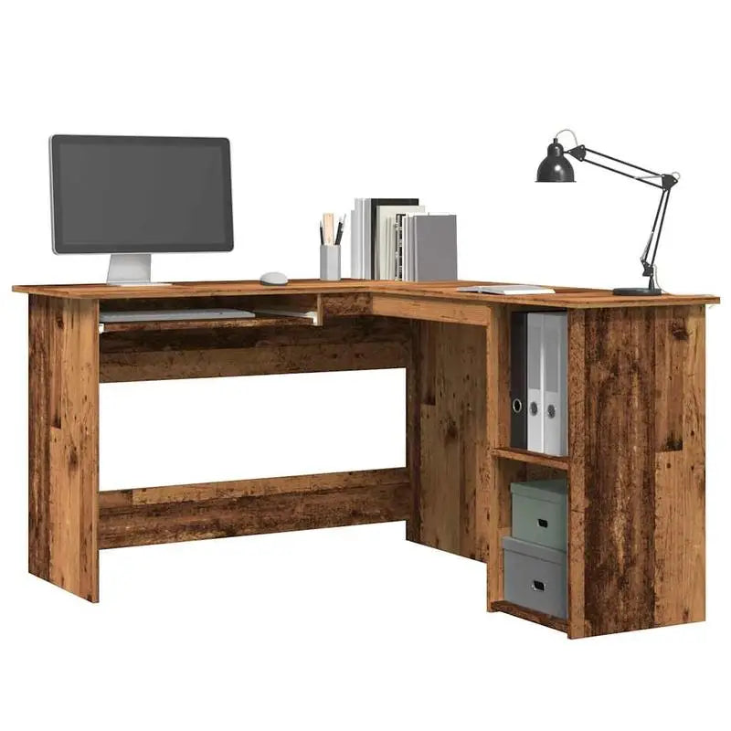 Bureau d'Angle avec Rangement