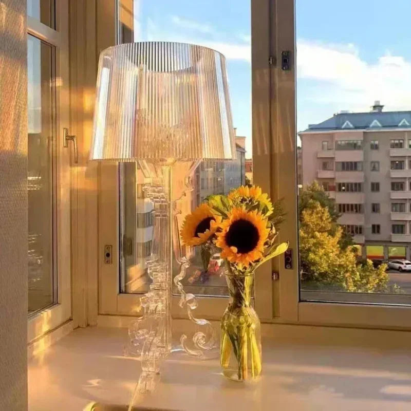 Lampe Baroque Transparente Moderne Créative