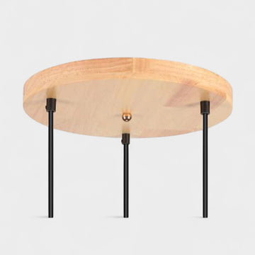 Plafonnier rond 3 trous pour suspension