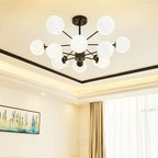 Abat-jour sphère en verre pour suspension