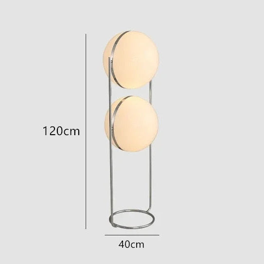 Lampadaire déco avec boule lumineuse