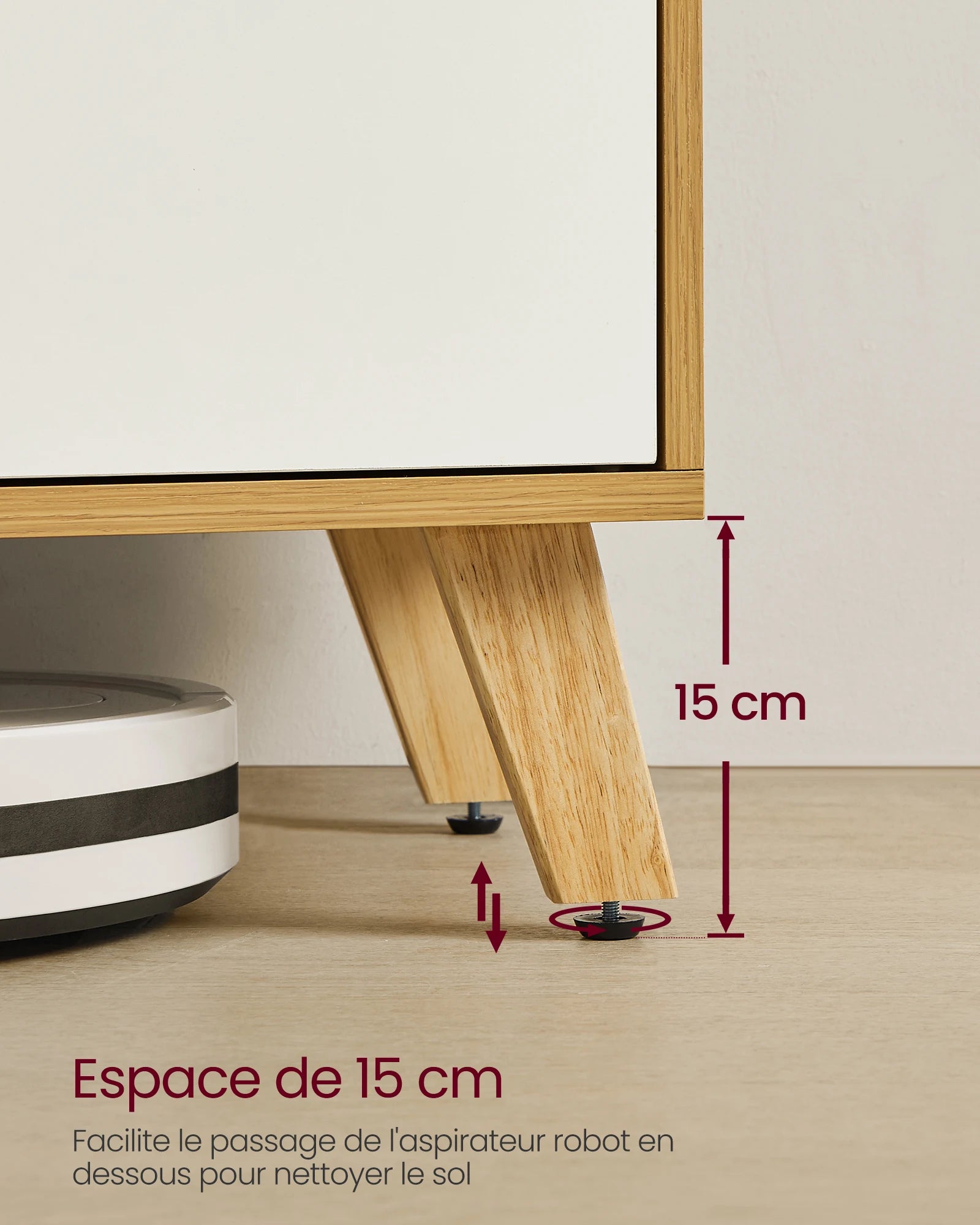 Meuble TV Scandinave 2 Portes