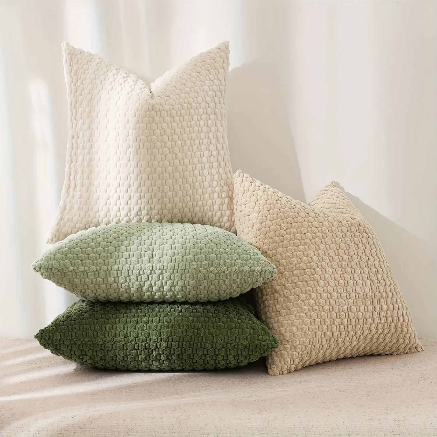 Coussin Moderne Rayé Boho