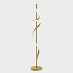 Nordic Cream Style Creative Line Spiral Floor Lamp Suitable for Living Room Bedroom Decoration Bedside Standing Lamps Fixtures