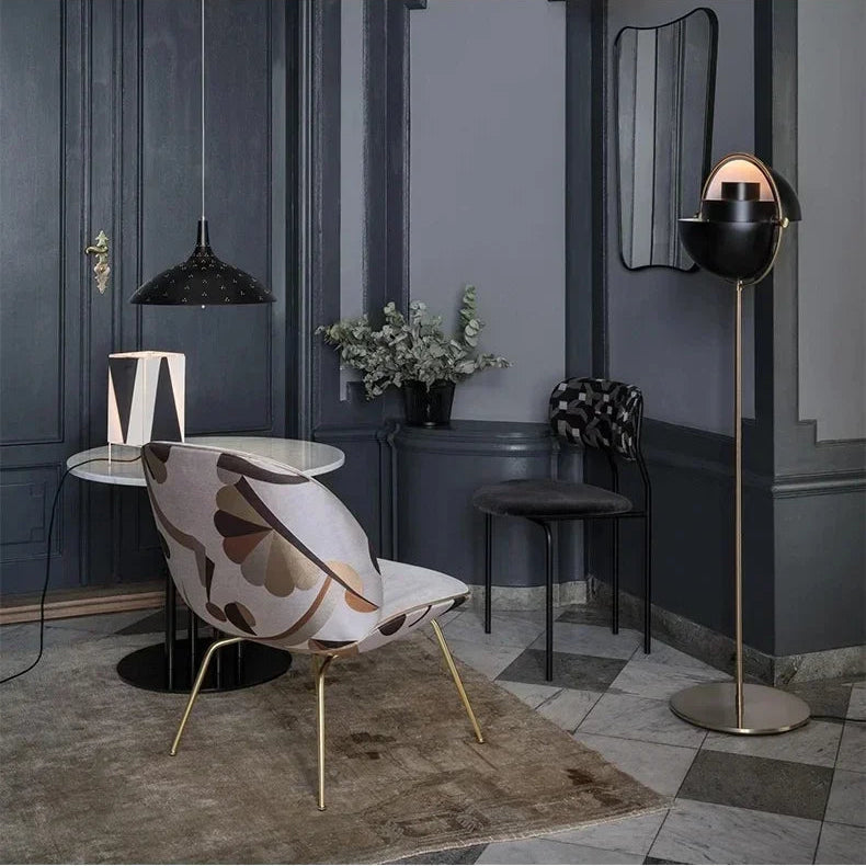 Lampadaire Élégant Métal pour Décoration Maison