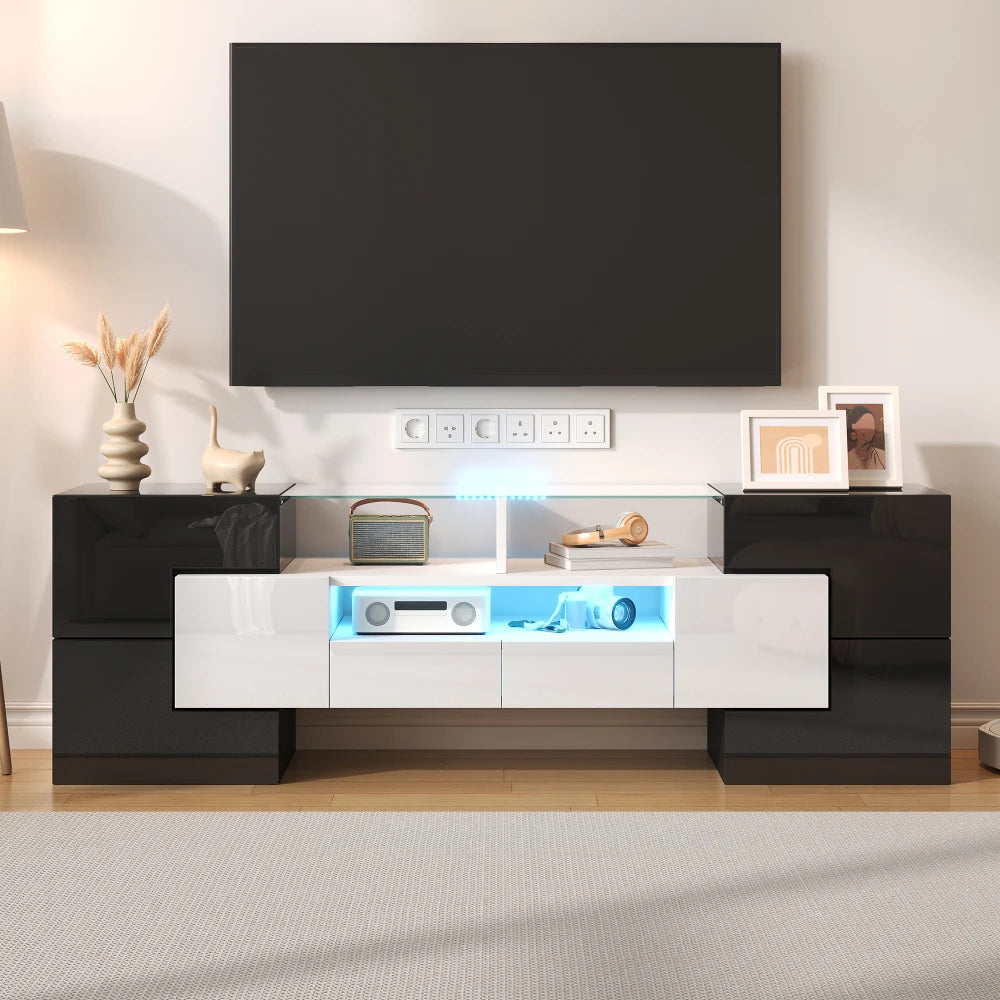 Meuble TV Design avec Verre