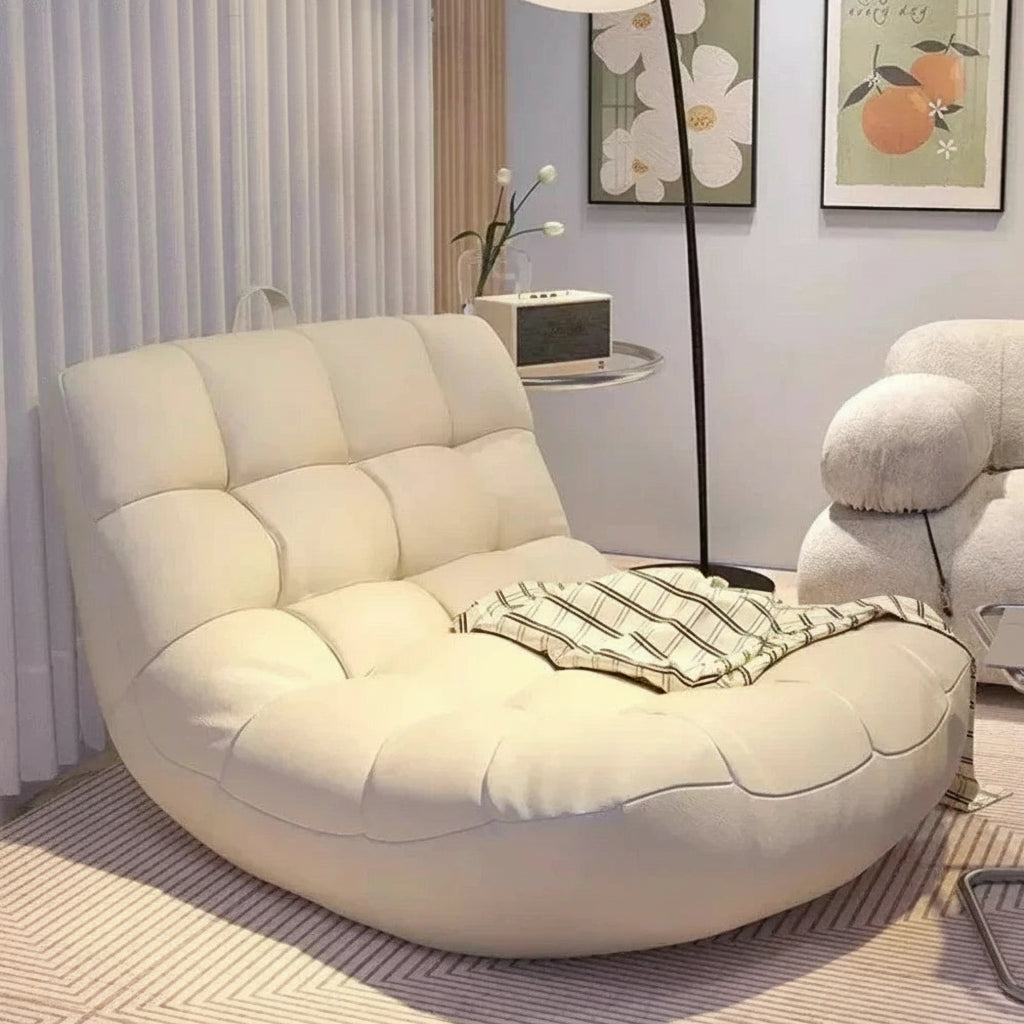 Fauteuil Relax Cuir matelassé