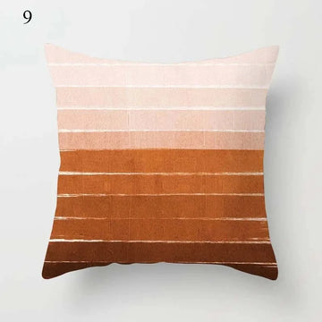 Housse de Coussin Déco Motif Géométrique
