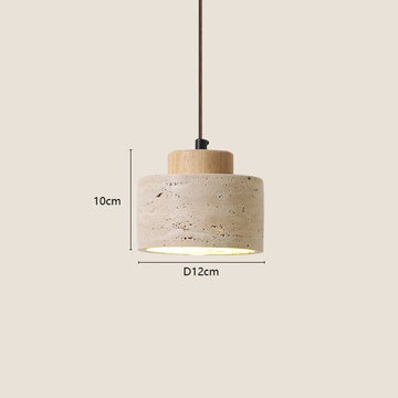Lampe suspendue Wabi-Sabi style japonais