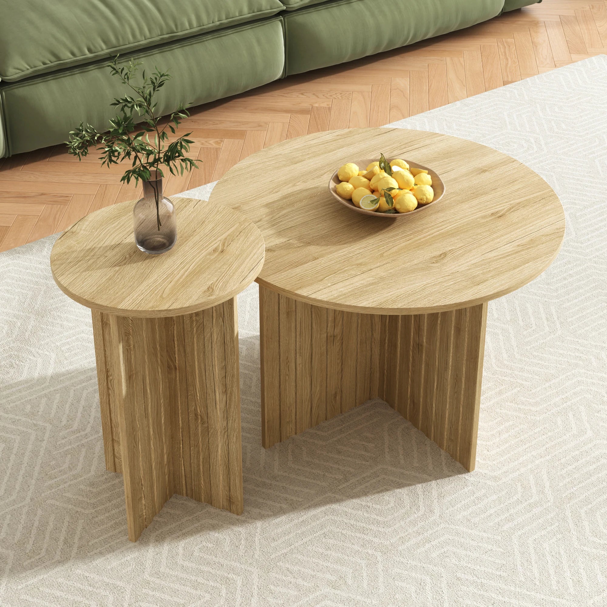 Table Basse Design Bois Naturel