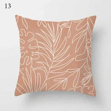 Housse de Coussin Déco Motif Géométrique