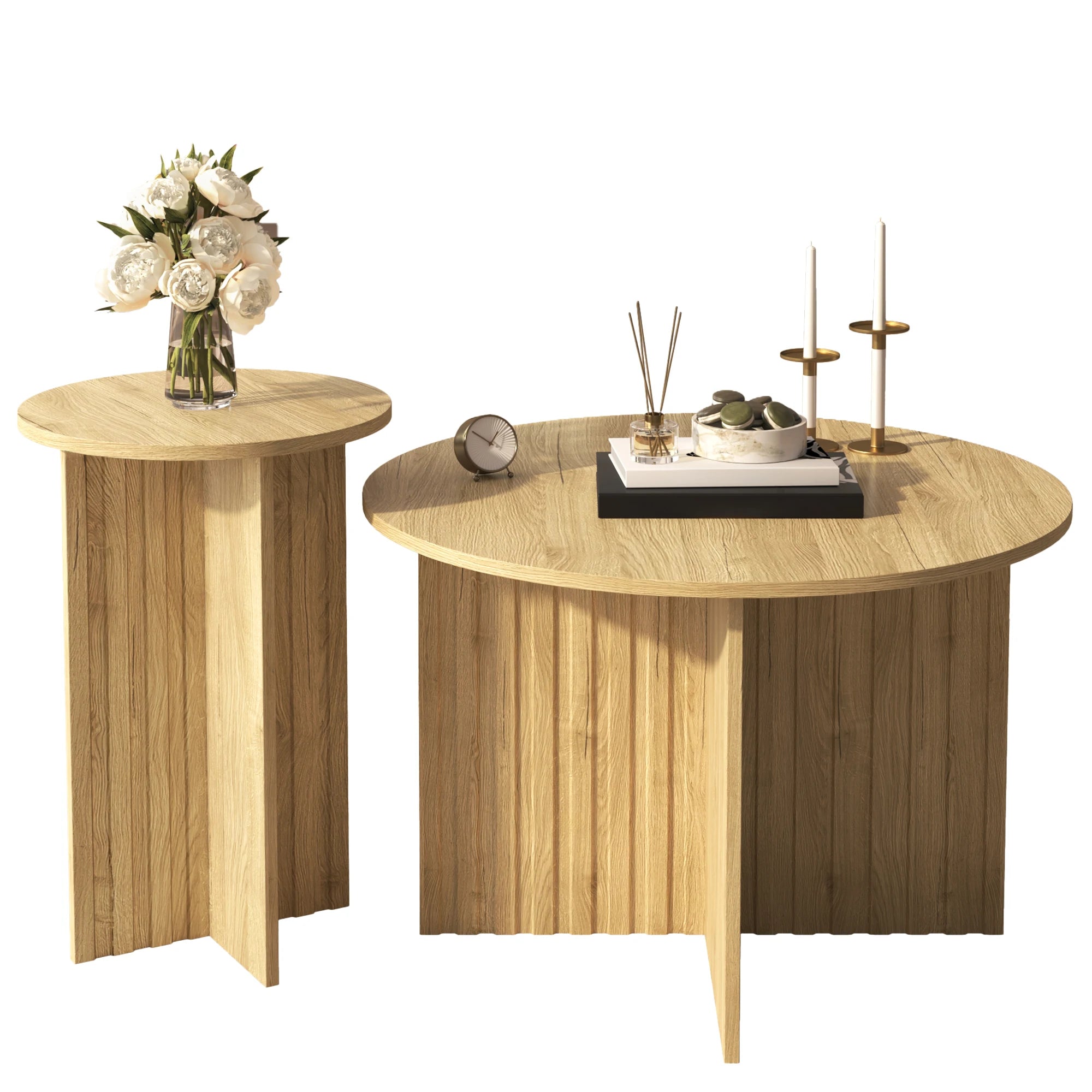 Table Basse Design Bois Naturel