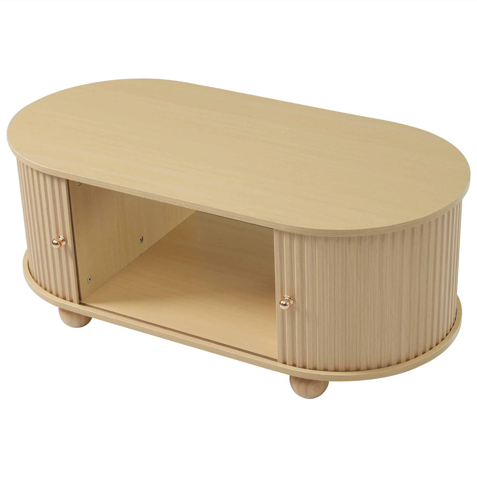 Table Basse Design Bois Naturel
