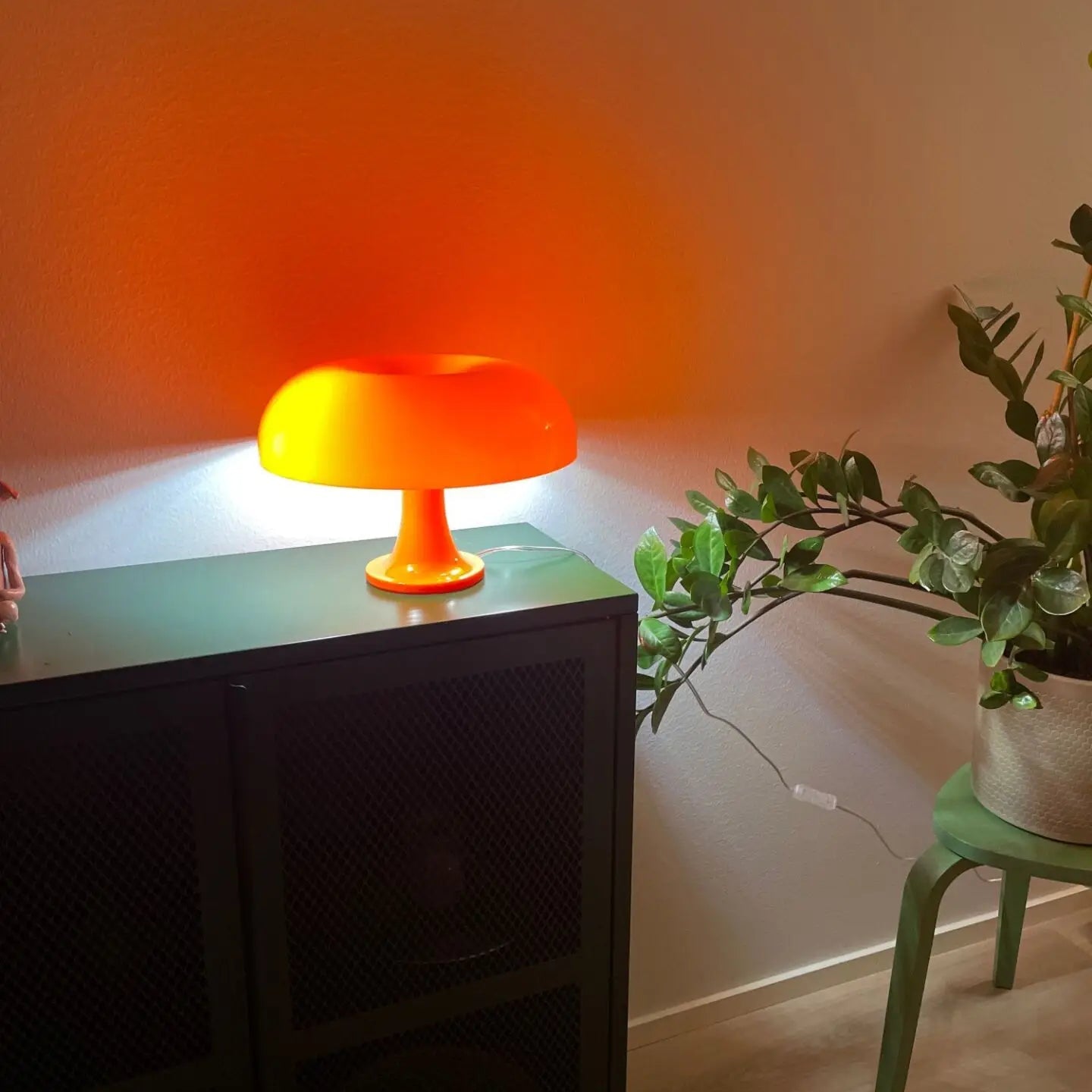 Lampe de chevet champignon retro