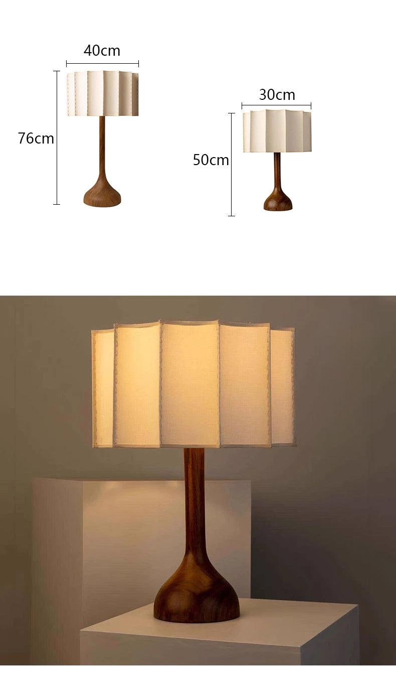 Wabi Sabi Style Wooden Standing Lamp for Living Room Bedroom Bedside Home Led Corner Sofa Light Minimalist Solid Wood Floor Lamp