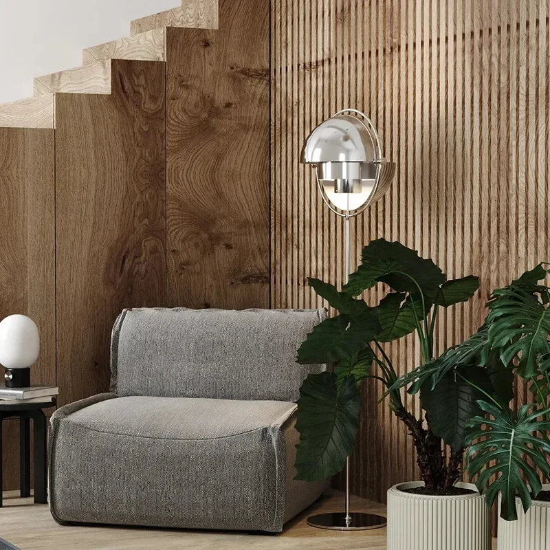 Lampadaire Élégant Métal pour Décoration Maison