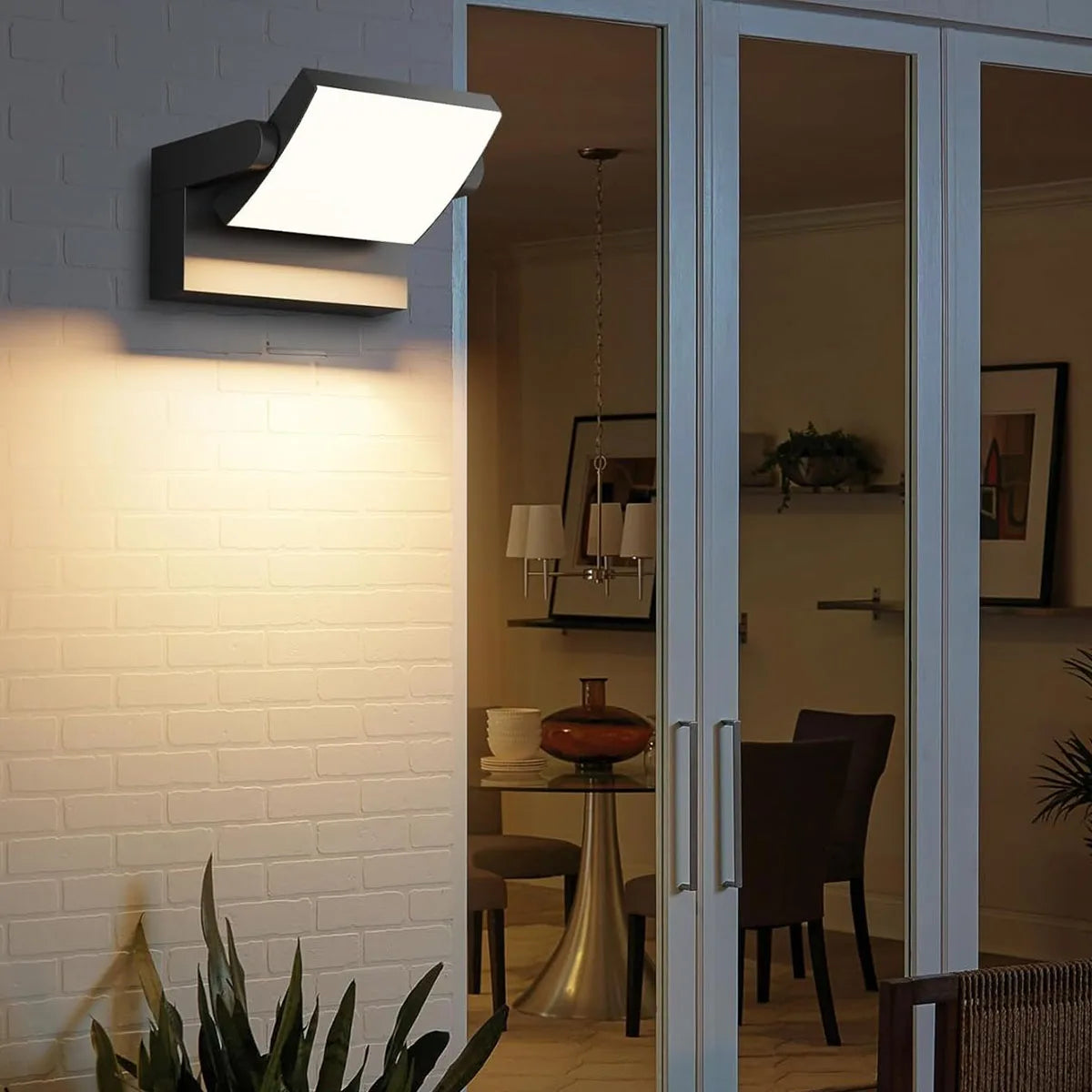 Applique murale LED orientable noir