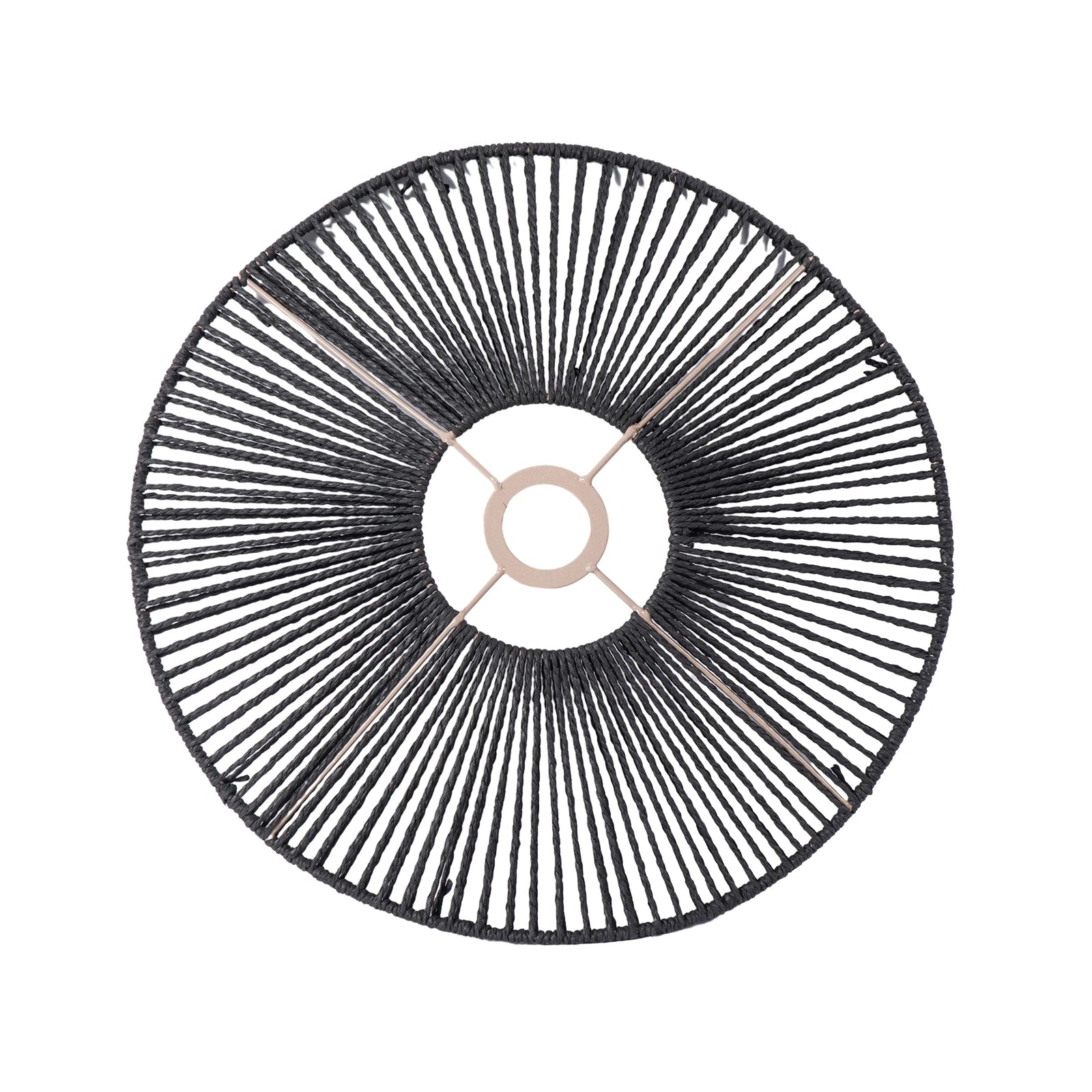 Abat-jour décoratif en corde de papier