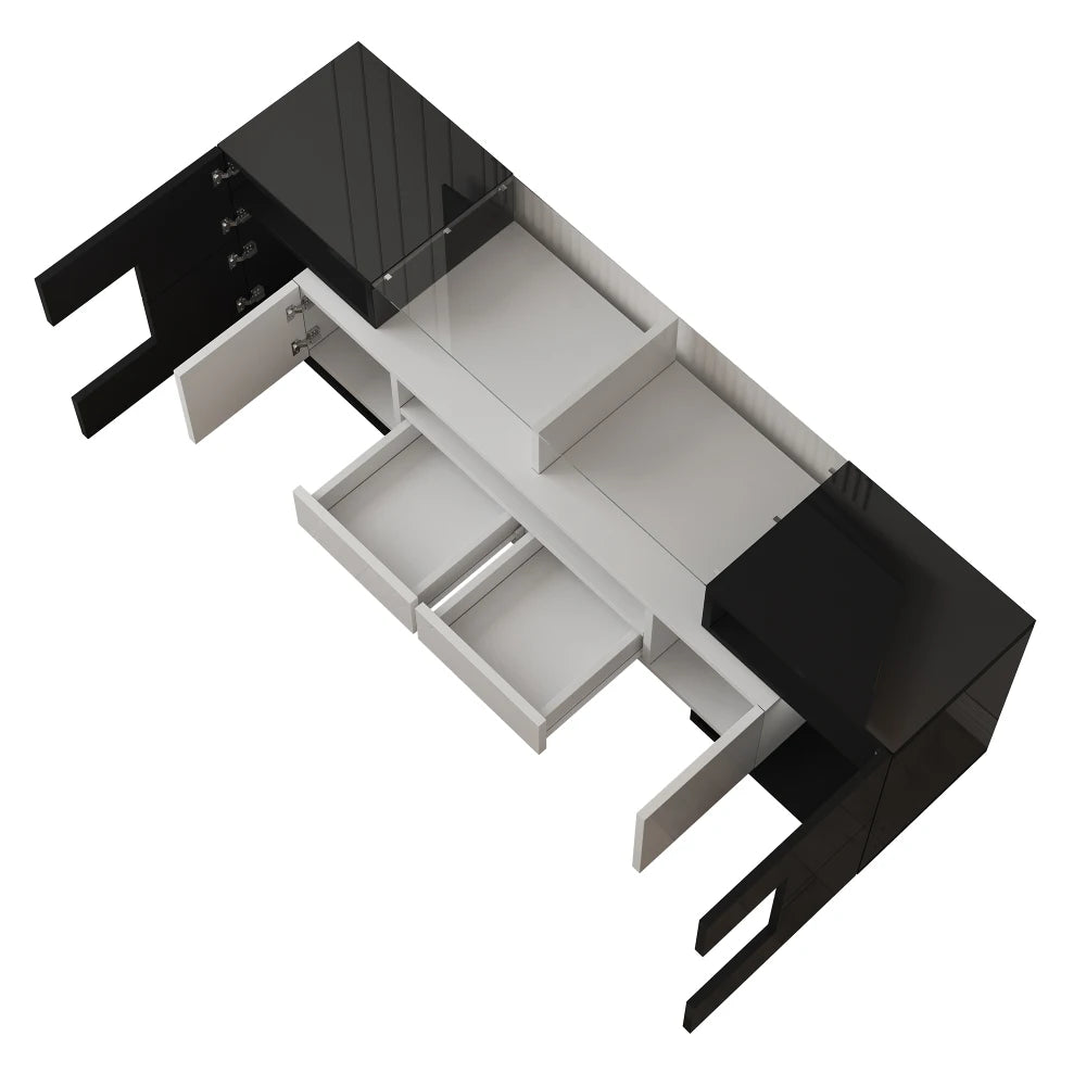 Meuble TV Design avec Verre