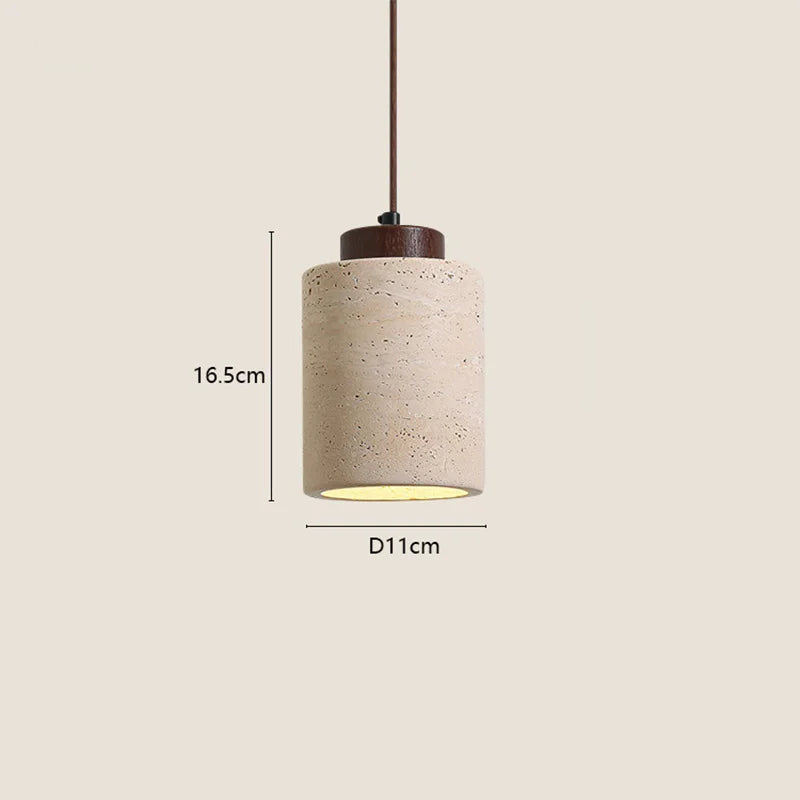 Lampe suspendue Wabi-Sabi style japonais