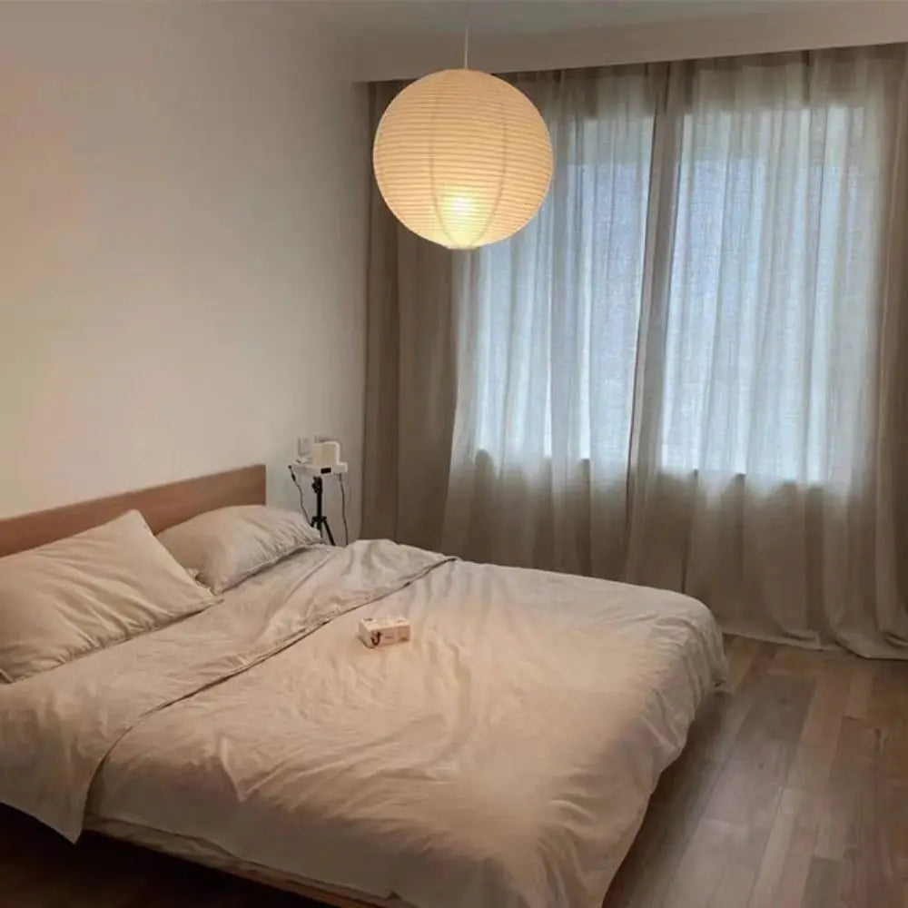 Abat-jour suspendu en papier vintage