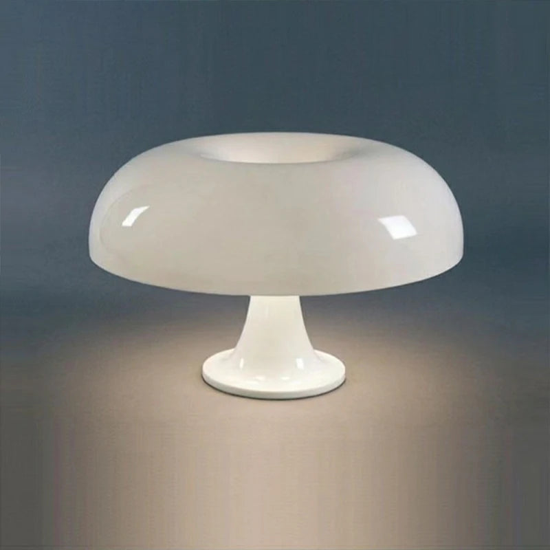 Lampe de chevet champignon retro orange