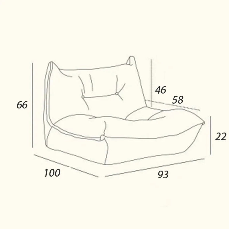 Fauteuil Tatami Coton Modulable