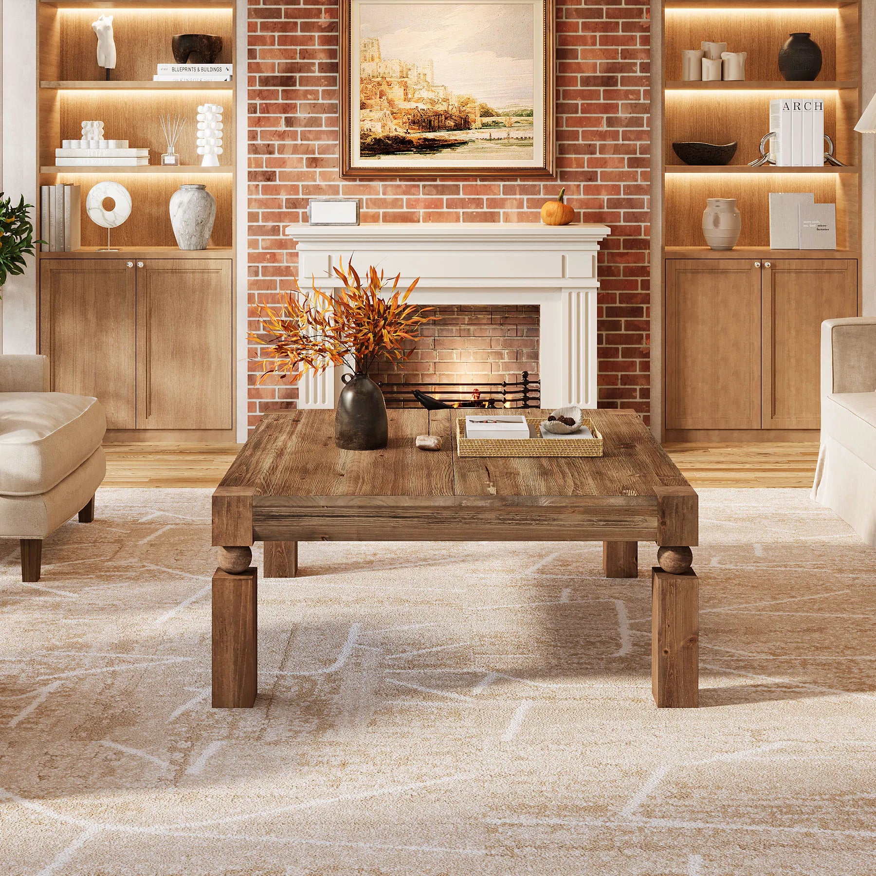 Table Basse Bois Brut