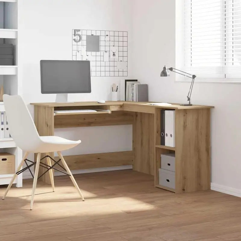 Bureau d'Angle avec Rangement