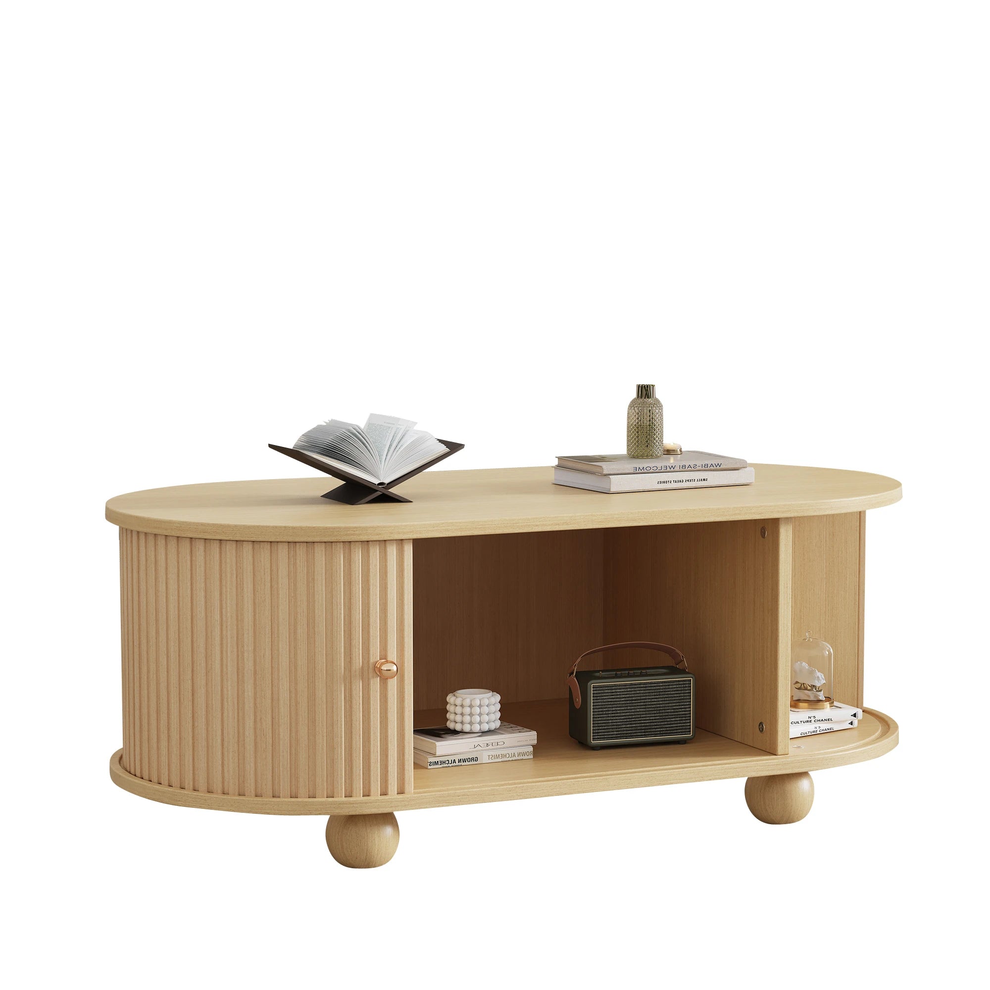 Table Basse Design Bois Naturel