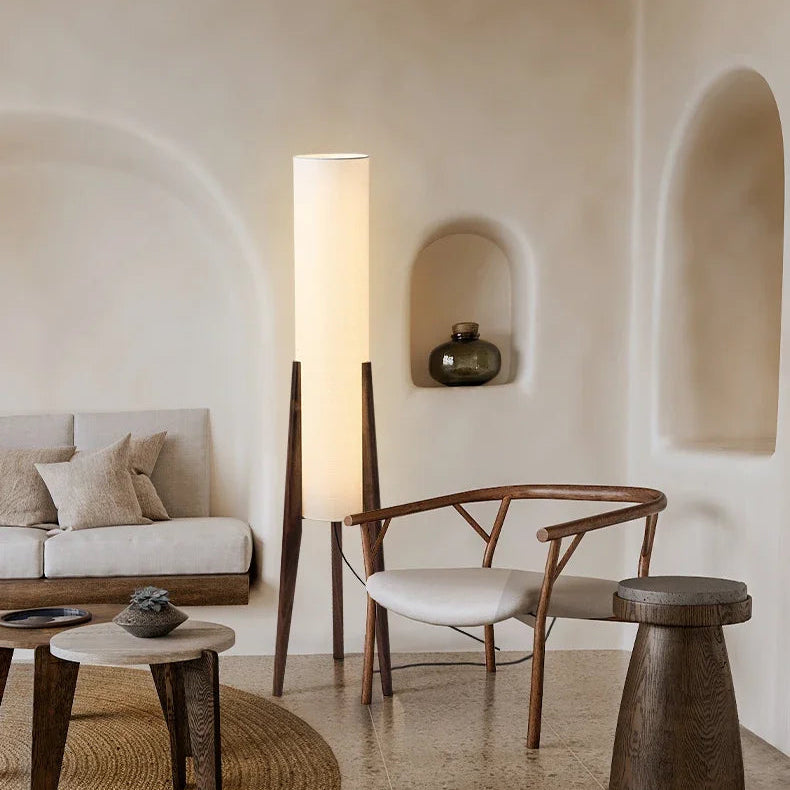 Lampadaire Nordique Bois Massif