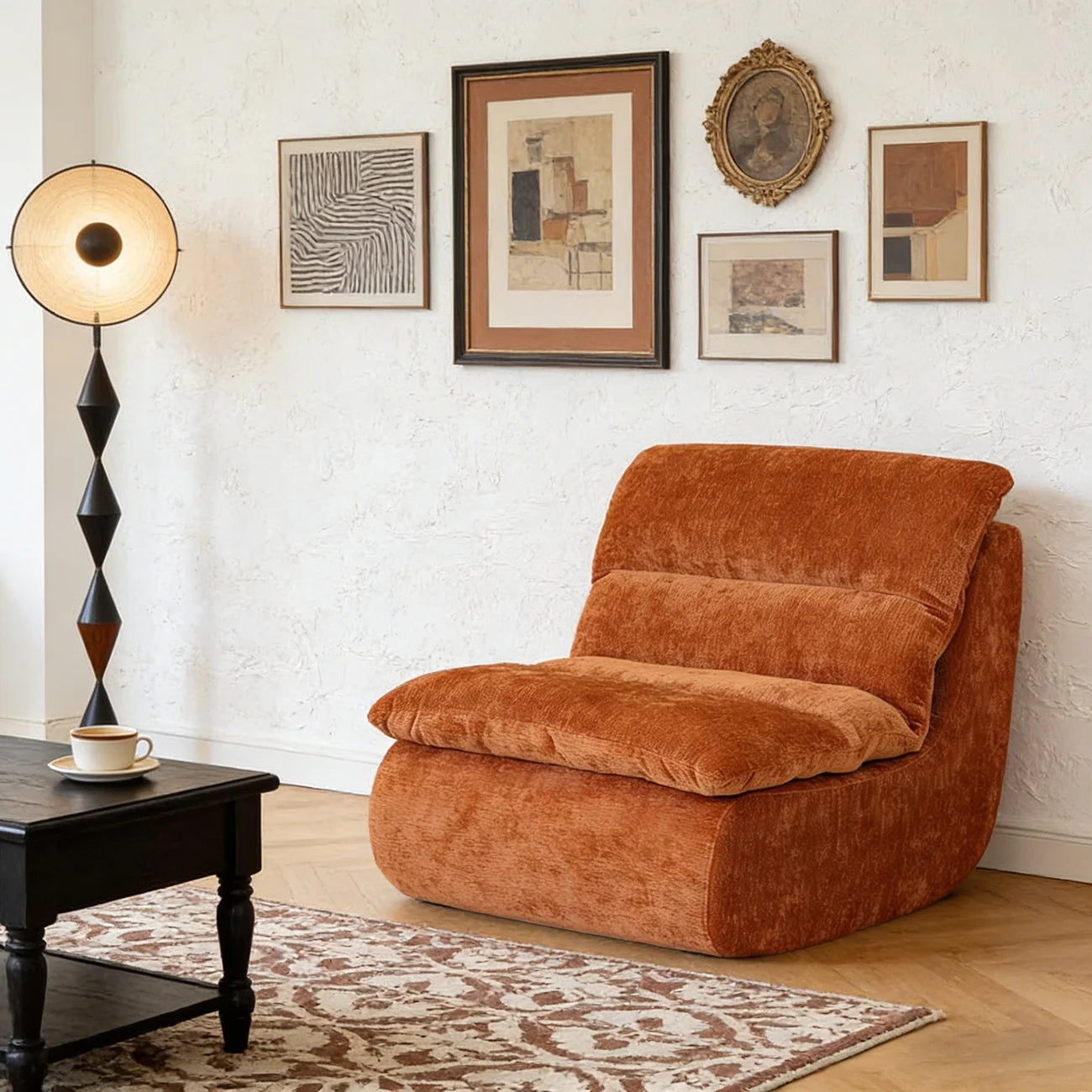 Fauteuil de relaxation matelassé