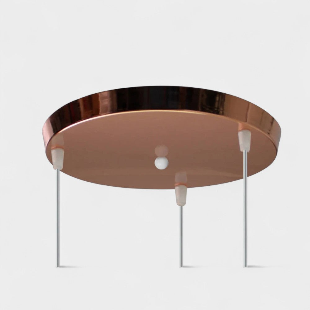Plafonnier rond 3 trous pour suspension