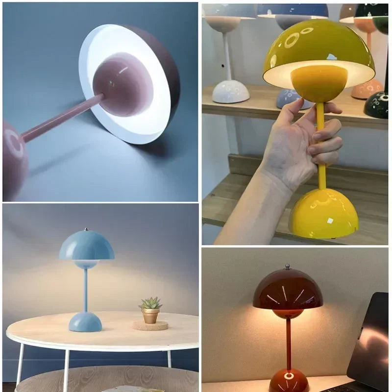 Lampe de Table Champignon USB